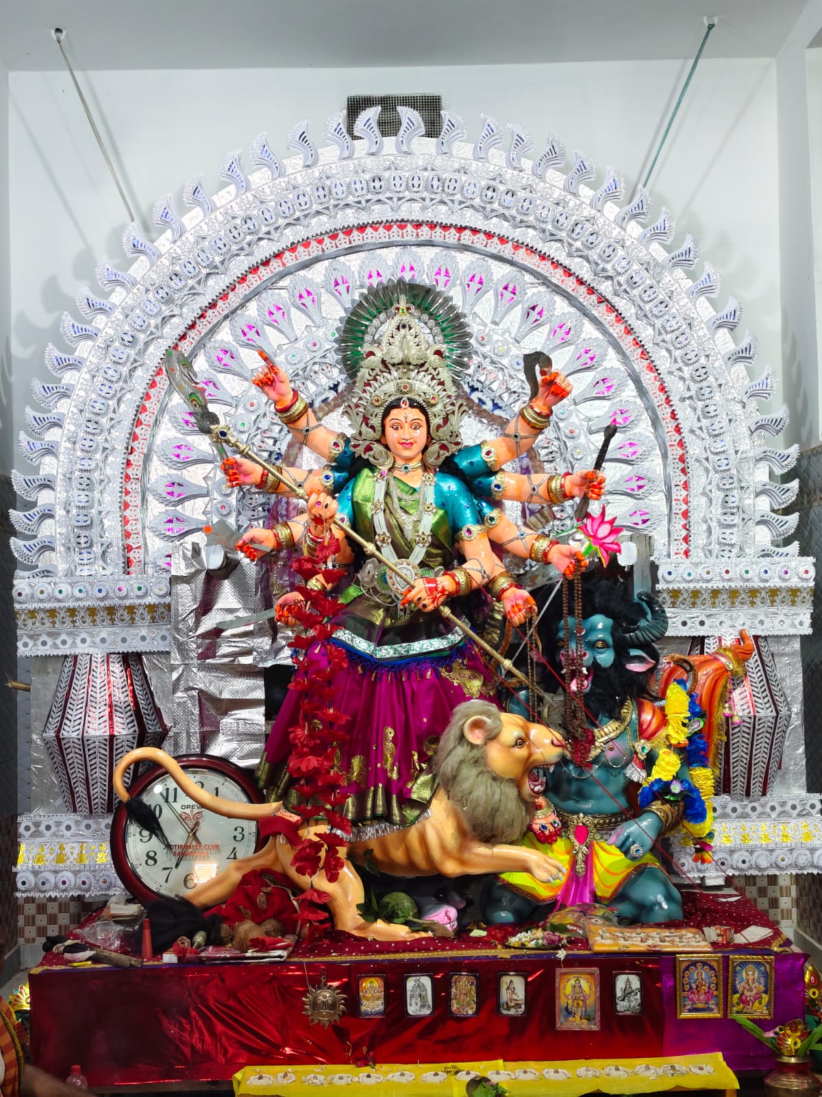 ସଂଜପଡ଼ାରେ ଜମୁଛି ଶାରଦୀୟ ଦୁର୍ଗାପୂଜା